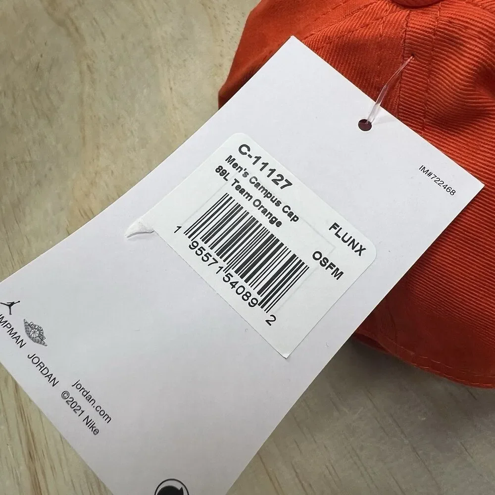 NEW Florida Gators Jordan Heritage86 Jumpman Adjustable Campus Cap Orange